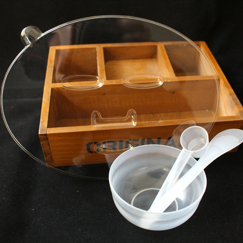 Beauty mask tool set: pvc mixing tray, mask bowl, mixing spatula, measuring spoon, seaweed mold - multifunctional combo