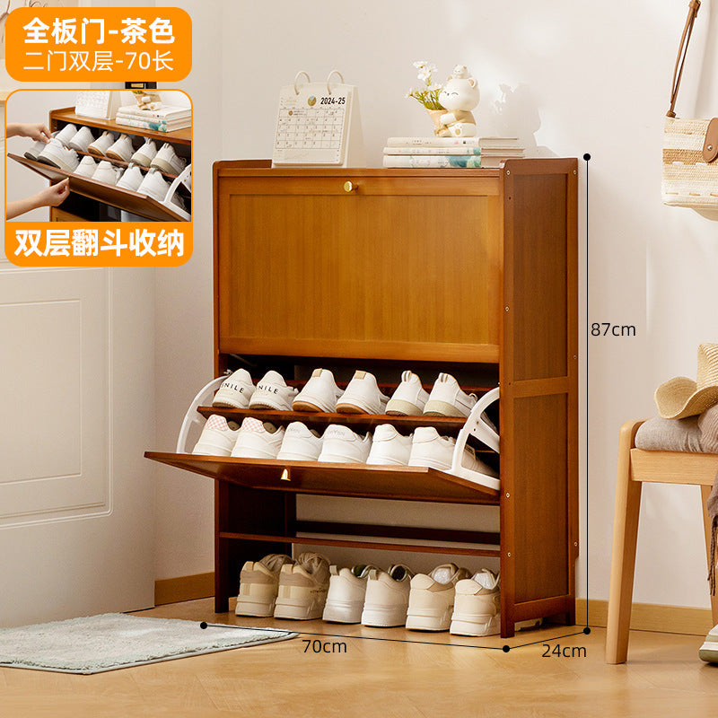 Simple shoe rack household door multi-layer with door dust-proof entry shoe rack shoe cabinet high vertical integrated storage rack