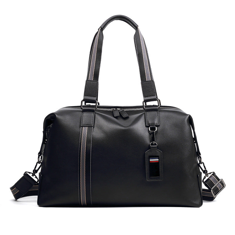 New travel bag men's handbag large-capacity luggage bag short-distance business women's shoulder crossbody leather men's bag