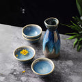 Japanese retro wine set wine bottle suit white wine cup ceramic liquor cup clear pot for home wine cup tea cup accessible luxury