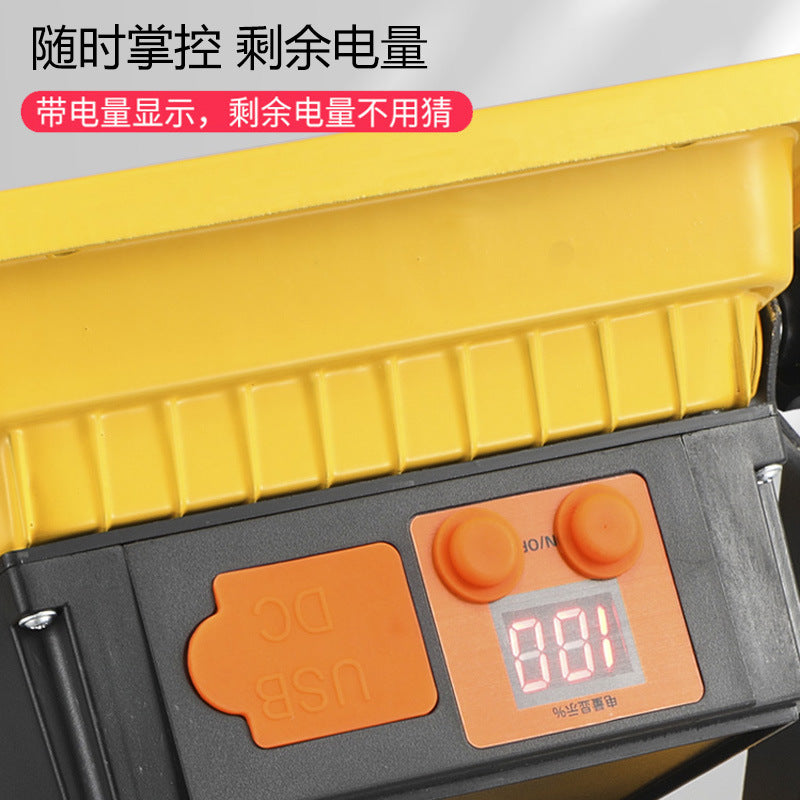 Charging floodlight led household emergency lighting power outage backup outdoor construction site portable super bright camping light