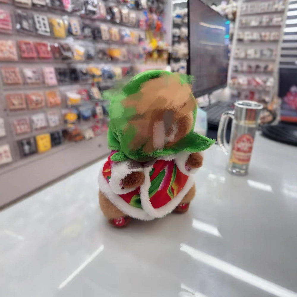 2026 new cross-border hot-selling wobbling capybara: singing, dancing, funny children's toy doll ornament - wholesale
