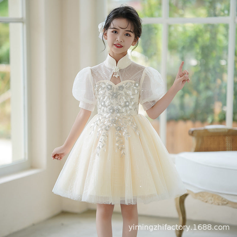 Ready-to-ship, best-selling children's printed wedding dresses, princess dresses, flower girl dresses, and christmas holiday dresses for kids
