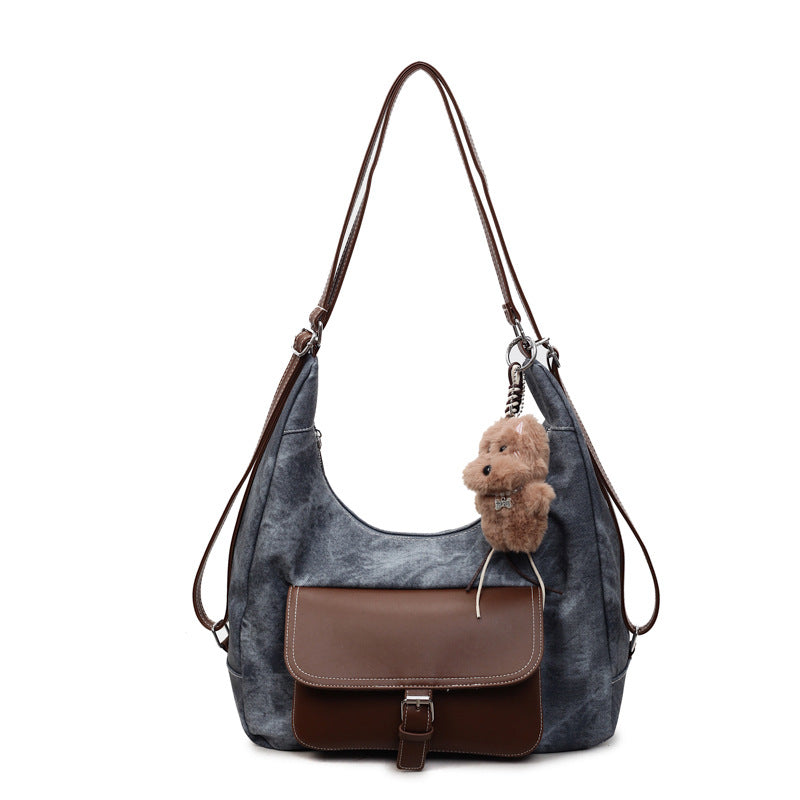 2025 new autumn/winter designer handbag - casual, versatile crossbody bag, multi-functional large capacity student backpack