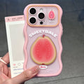 Three-dimensional blueberry peach orange fruit suitable for apple 17 mobile phone case fresh girl iphone 18 wave case 16