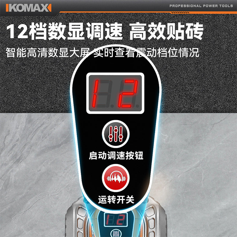 Tile laying machine - heavy-duty smart electric tile setter for flooring, wall tiles, and more - powerful vibration tool