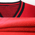 Autumn/winter european and american cross-border   hot-selling women's v-neck fitted pullover knit sweater with f letter detail