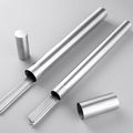 Bbq skewer tube stainless steel barbecue needle storage box round skewer tube flat skewer tube stainless steel bucket outdoor barbecue skewer tube