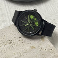 2025 men's automatic (non-mechanical) quartz watch - unique, trendy, asymmetrical design with silicone strap for export