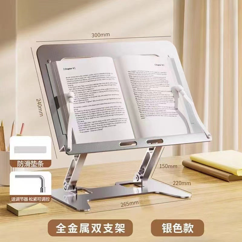 Multifunctional reading stand - desktop book holder for students - wooden tablet stand for kids - study shelf