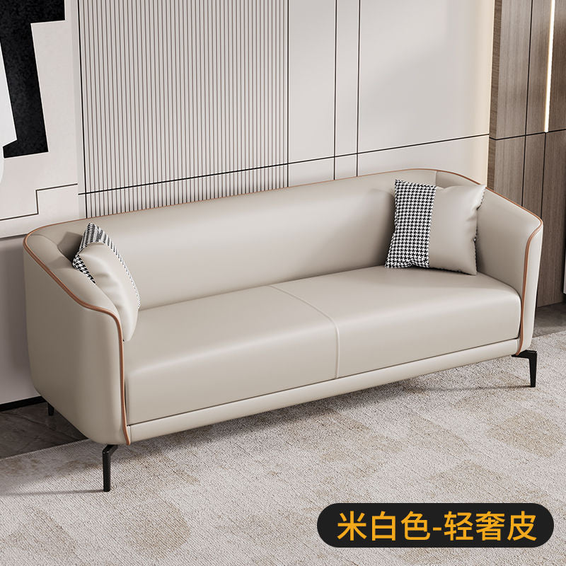 Sofa small apartment rental house living room simple modern apartment popular double slot three slot technology cloth small sofa
