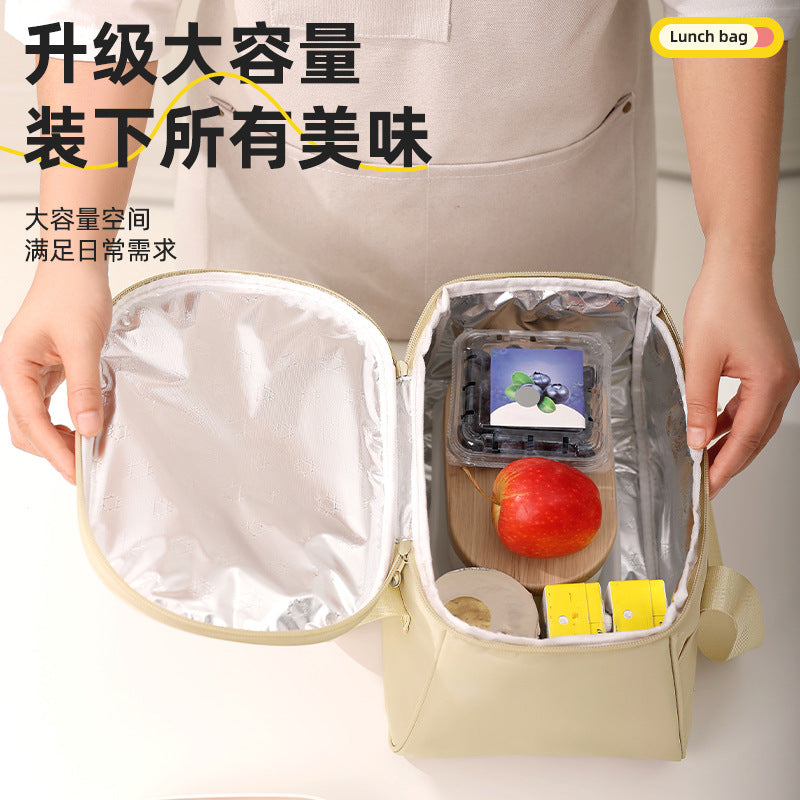 Beilian cute packing lunch box bag waterproof student bringing meal bento bag wholesale cartoon picnic camping thermal insulation bag