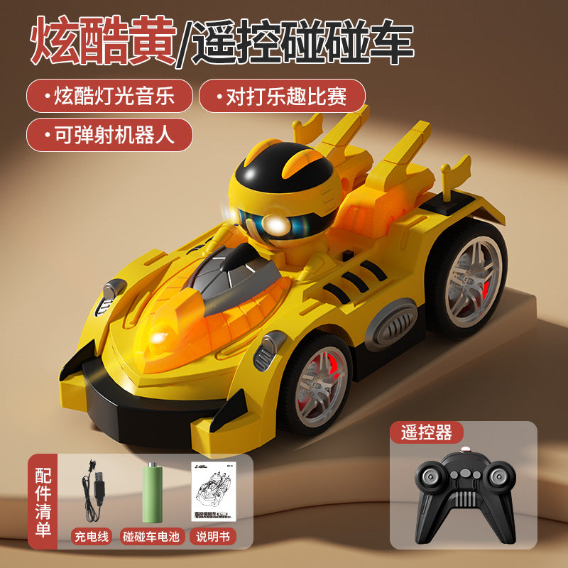 new product kids remote control bumper car battle kart family interactive drift collision ejection boy toy
