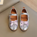 Spring & fallnew arrivalgirl leather shoes velcro princess shoes baby flatskids leather shoes bows soft bottom children's leather shoes