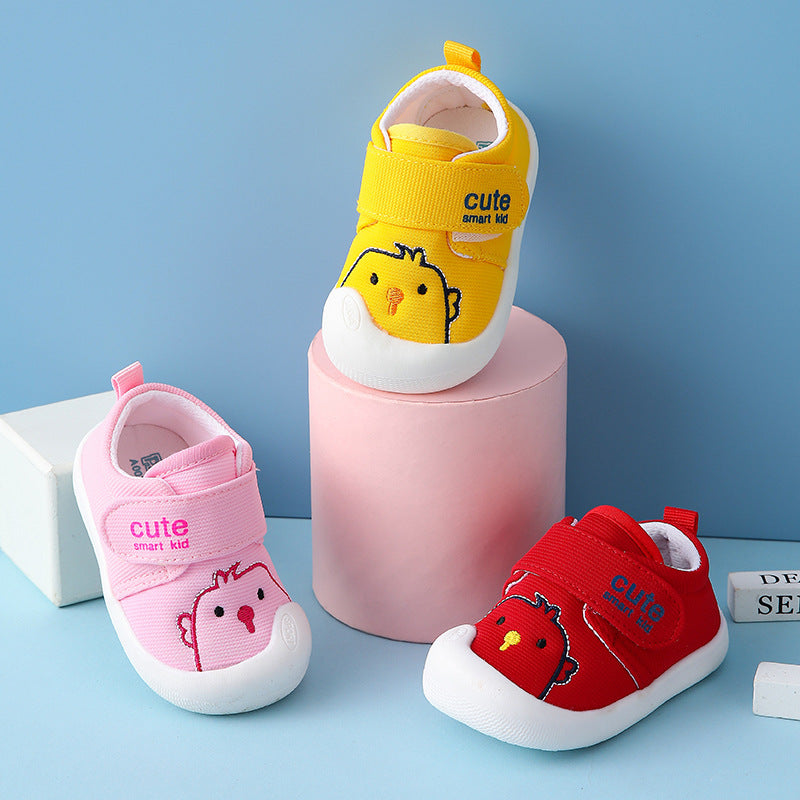 autumn collection: new fall toddler shoes for baby girls (0-1-3 years) - fabric spring/autumn first walker shoes for baby boys