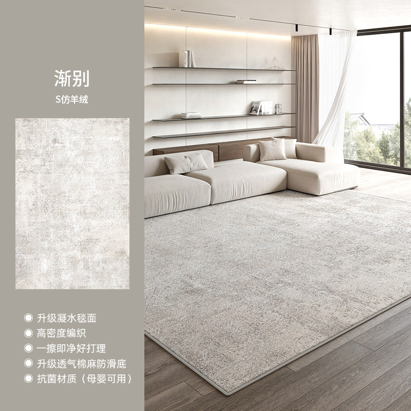 Distributed carpet living room bedroom  new style accessible luxury high-end modern simple bedside no-wash, wipeable and no maintenance
