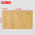 Light walnut 3 doors (1.2x0.4x0.8m)