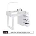 Widened 45cm nail table and chair set - special offer! economical single/double, light luxury, multi-functional, odorless, carbon steel with baked enamel finish