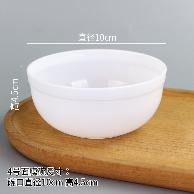 Beauty bowl spa mask mixing tool plastic mask bowl wholesale set - flat rim bowl