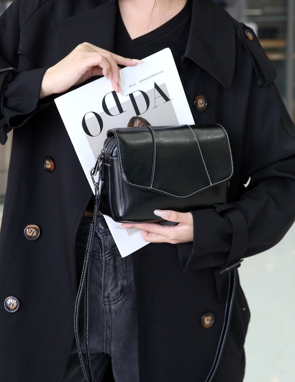 High-end oil wax leather small bag for women springnew arrival crossbody bag for women small square bag easiest for match genuine leather women's bag shoulder bag