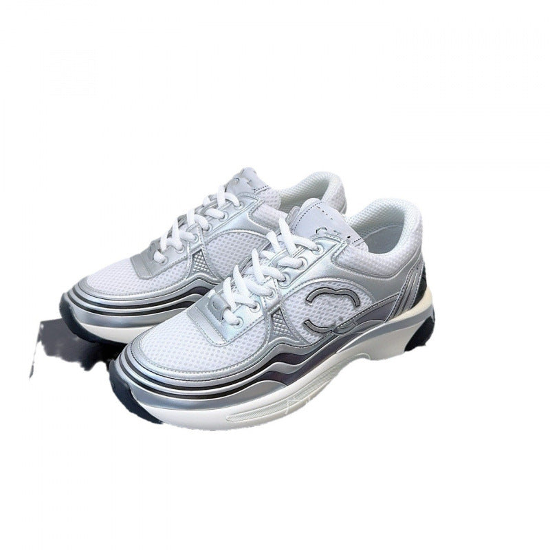 Pure original low ankle silver horn king sneakers 2026 spring fashion style thick soleretrocasualrunning shoes