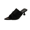 Plus size pointed toe elegant purple socialite style sexy flip-flops women's summer new arrival thin heel sandals french style