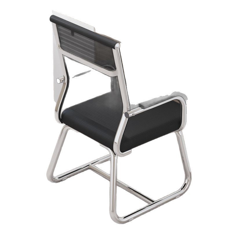 Computer chair for homeplaid long sitting office chair bow-shaped staff conference chair college student dormitory backrest mahjong chair