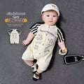 Stylish & cute breathable cotton romper for babies 0-24 months - adorable summer short-sleeve lightweight comfort for your little one