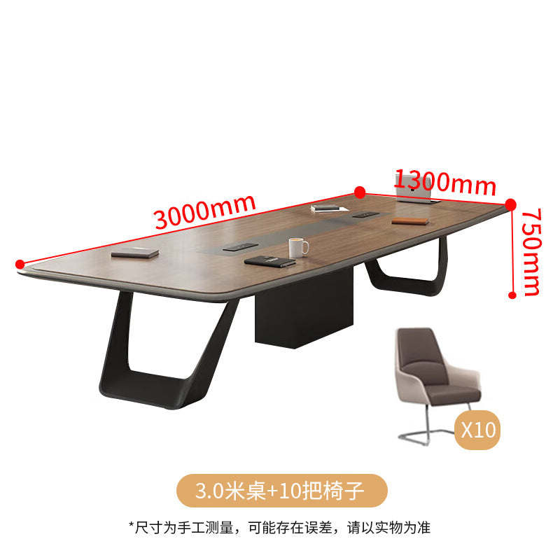 Saint li conference table long table large office long table and chair combination company negotiation reception