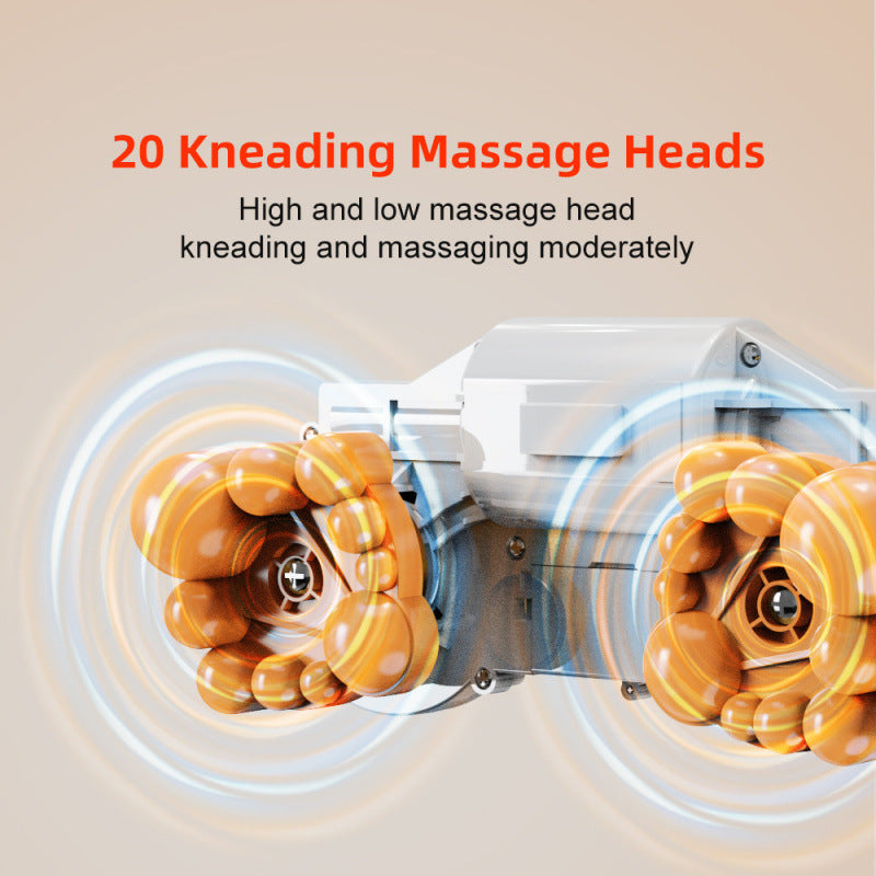 Waist massager english car lumbar support amazon cross-border kneading back shoulder and neck cervical spine massage pillow neck and lumbar spine