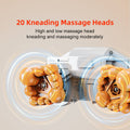 Waist massager english car lumbar support amazon cross-border kneading back shoulder and neck cervical spine massage pillow neck and lumbar spine