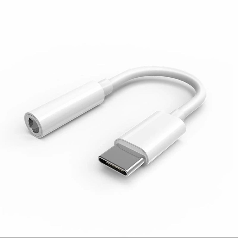 3.  5mm to type-c headphone adapter - compatible with apple, huawei, and xiaomi - wired audio cable with inline controls for music streaming