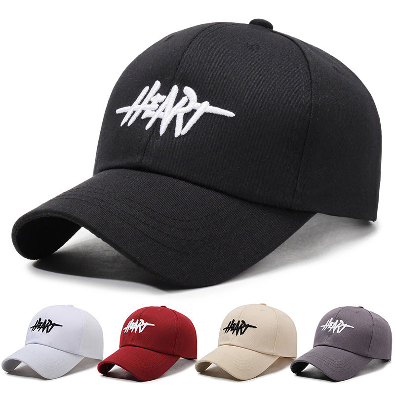 25 New Spring, Autumn and Summer Versatile High-Quality Baseball Cap Female Korean Edition Face Small Shade Embroidered Cap Male