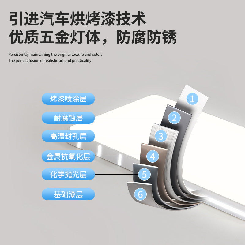 2025 new led eye protection living room light Zhongshan home improvement lighting modern simple bedroom advanced ceiling light