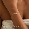 Trendy daisy letter bracelet for women - unique design, accessible luxury, exquisite zircon flower jewelry