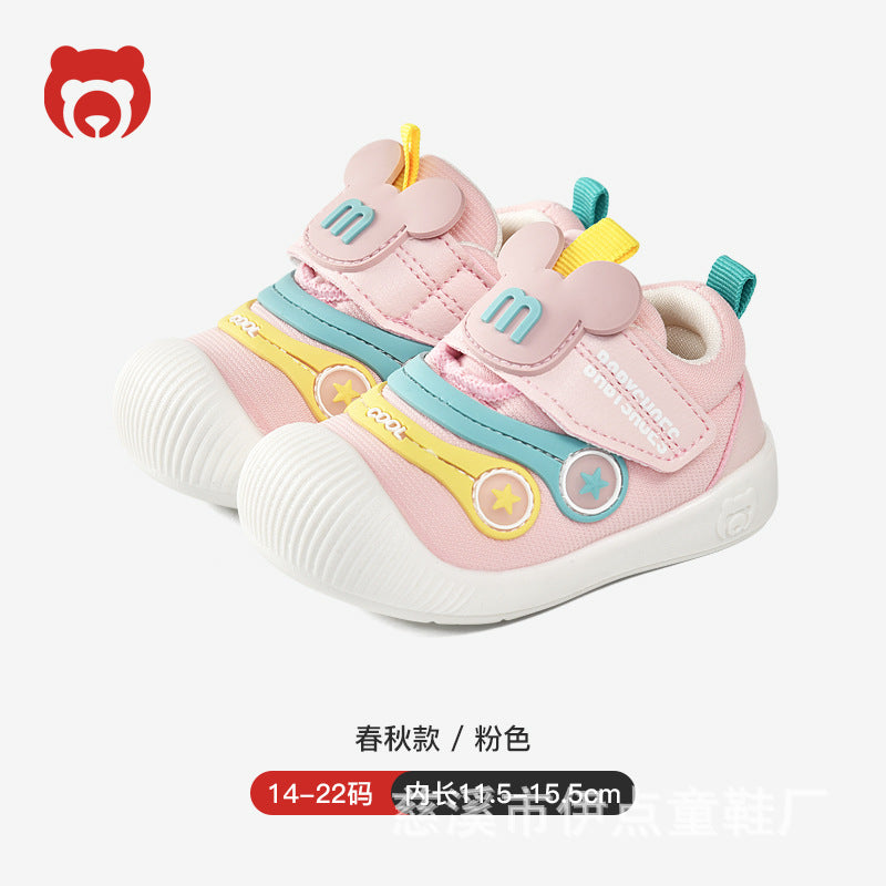 Toddler shoes for boys, spring and autumn, 0-1-2 years old, soft sole infant shoes, children's shoes, infant and toddler shoes for girls