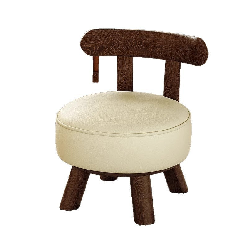 Children's solid wood rotating small chair Door shoe changing stool Coffee table bench Sofa stool Living room small stool Household low stool