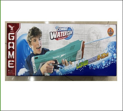 electric glock water gun - automatic, self-priming, high-pressure, continuous fire water blaster for kids' outdoor water fights