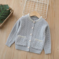 Little girl tweed style tutu skirt two-piece setfall and winternew arrivalkidssweateroutweargirlsweatercardigan