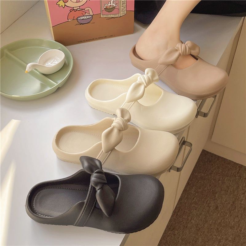 Baotou slippers women's outwear soft bottom lazy shoes 2024 summernew arrival sandals home indoor slippers eva