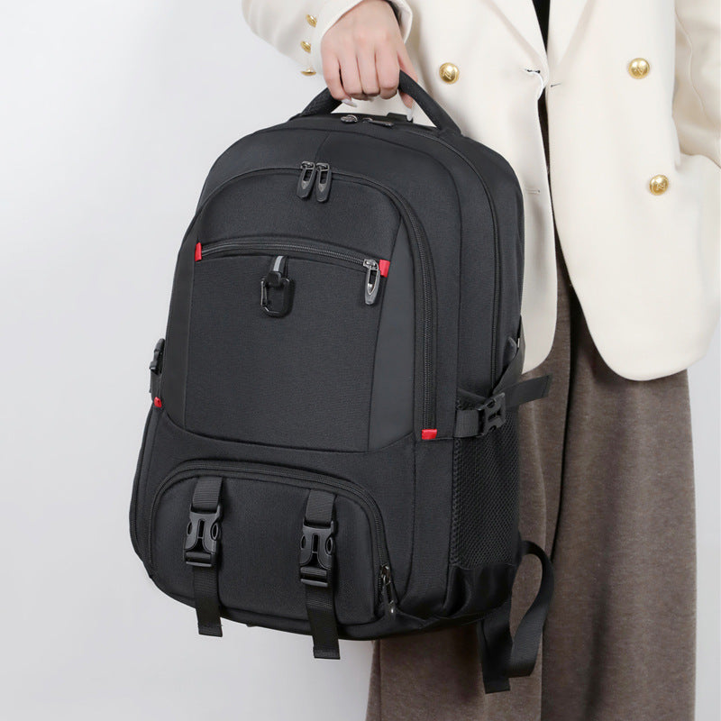 Short business trip backpack outdoor leisure sports student schoolbag large capacity multi-function USB computer bag