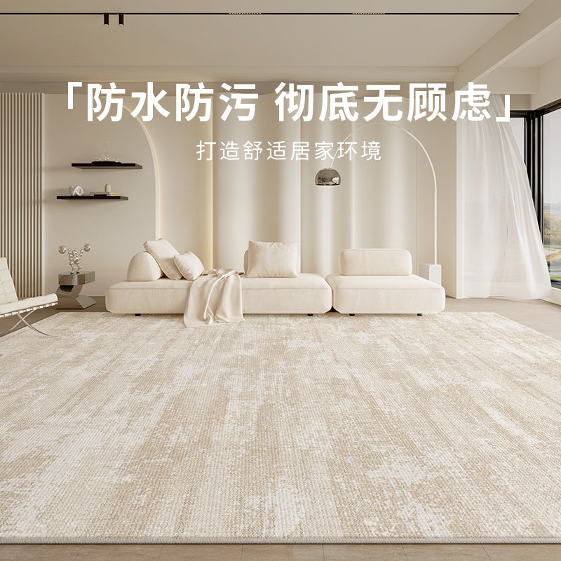 Distribute living room carpets  new style no-wash and wipeable sofa cream style waterproof bedroom bedside high-end floor mat