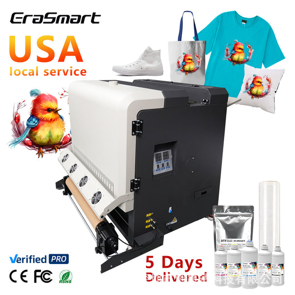 60Cm white ink heat transfer printer DTF powder shaking personalized T-shirt DIY offset heat transfer machine powder shaking machine