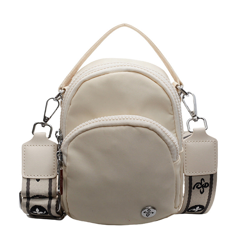 Cross-border wide shoulder strap small satchel women's shoulder bag light travel commuter fashion women's bag versatile casual messenger bag