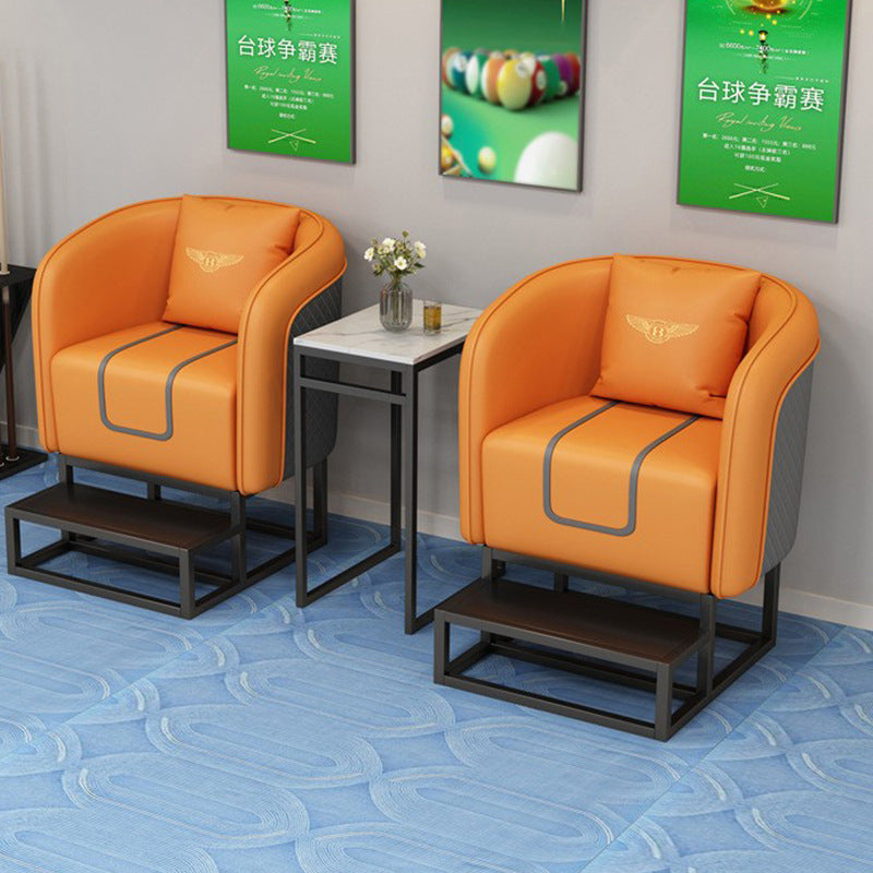 Self-service billiard room rest area viewing chair table tennis hall special viewing sofa classy billiard club casual