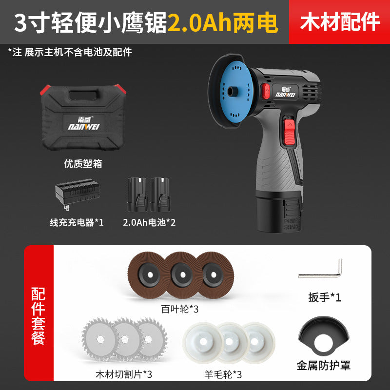 Wholesale custom mini angle grinder for home use 3inch - multi-function small cordless cutting machine, grinder, and polisher