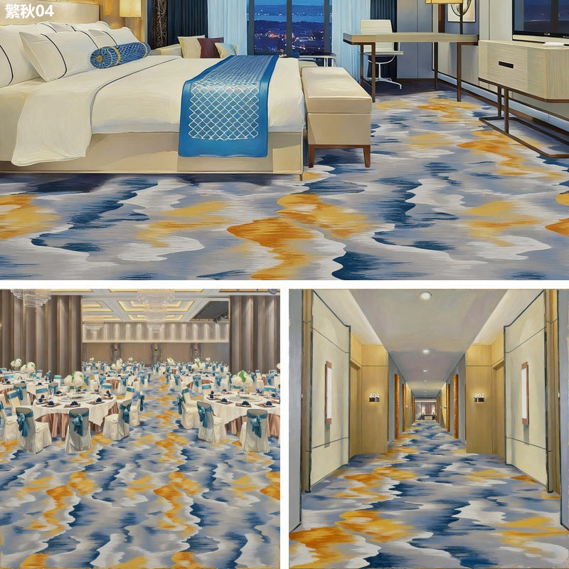 Factory direct hotel carpet - fire retardant b1 rated - commercial soundproofing - ideal for ktv, clubs, hotels, hallways, and aisle full coverage
