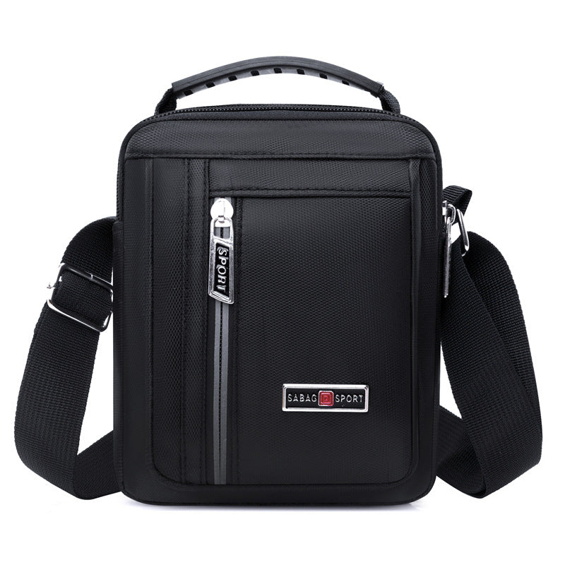 New fashion portable men's bag going out casual vertical messenger bag nylon light commuter versatile shoulder bag wholesale