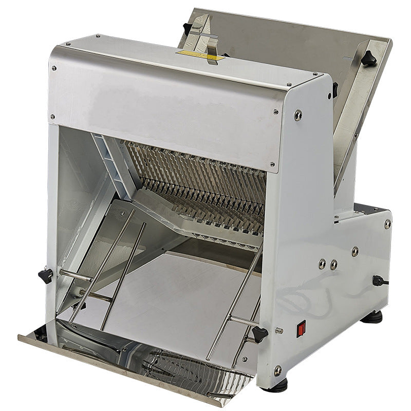 Commercial automatic multi-function bread slicer for toast, sliced bread, and ham – 31-slice capacity