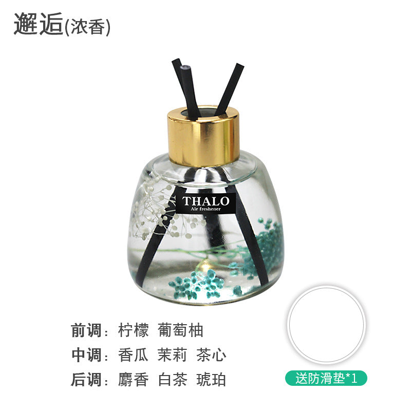 Factory direct wholesale, tiktok trending, high-end car air freshener diffuser. long-lasting, fresh scent with rattan reeds and dried flowers to eliminate odors